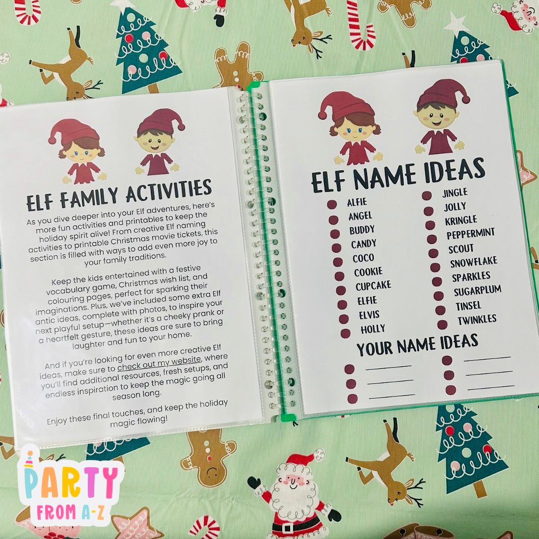 2025 Ultimate Christmas Elf Planner | Digital Download Ideas