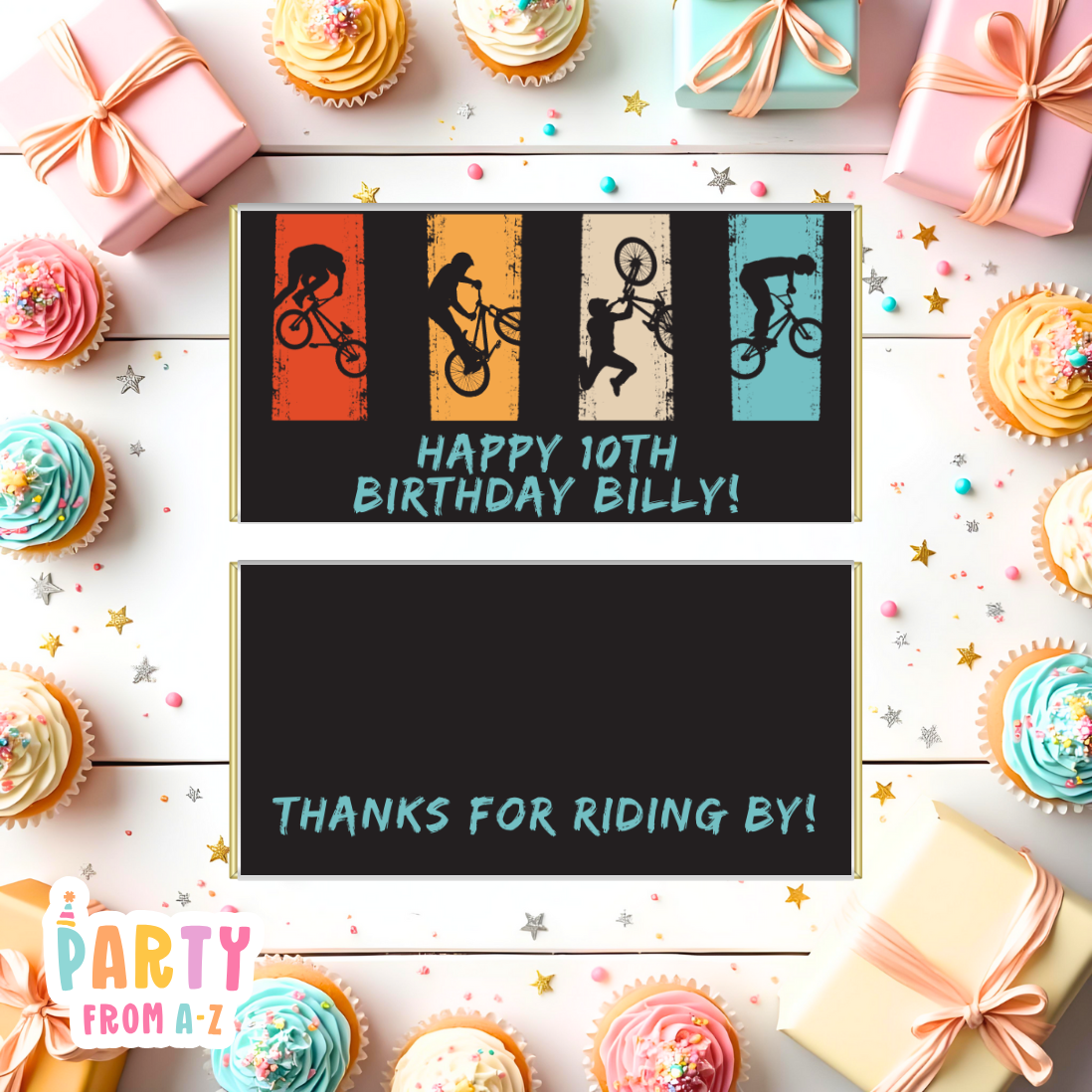 Personalised Kids Aldi Chocolate Bar Wrappers Printed or Edit in Canva Boy Themes