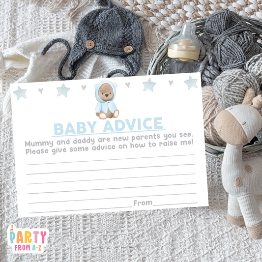 Baby Shower Baby Advice Cards