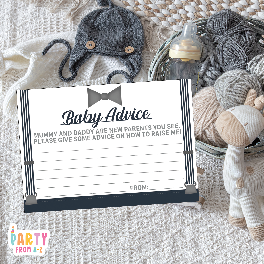 Baby Shower Baby Advice Cards