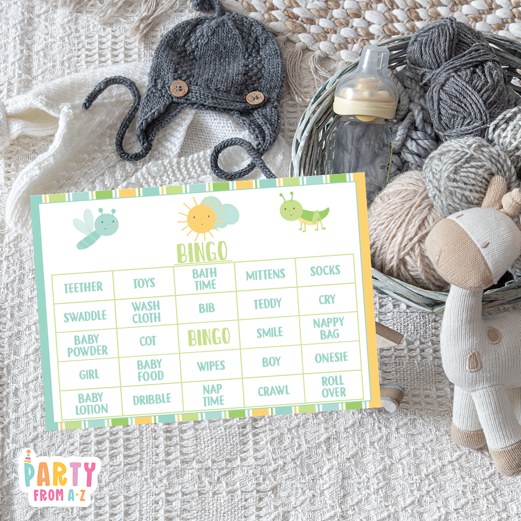 Baby Shower Baby B I N G O