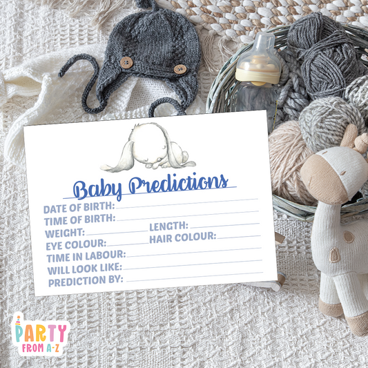 Baby Shower Baby Prediction Cards