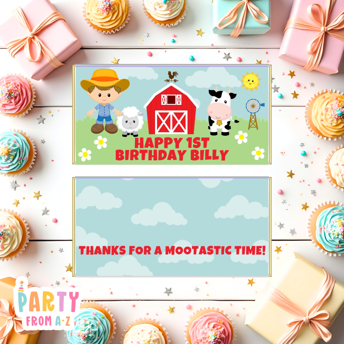 Personalised Kids Aldi Chocolate Bar Wrappers Printed or Edit in Canva Boy Themes