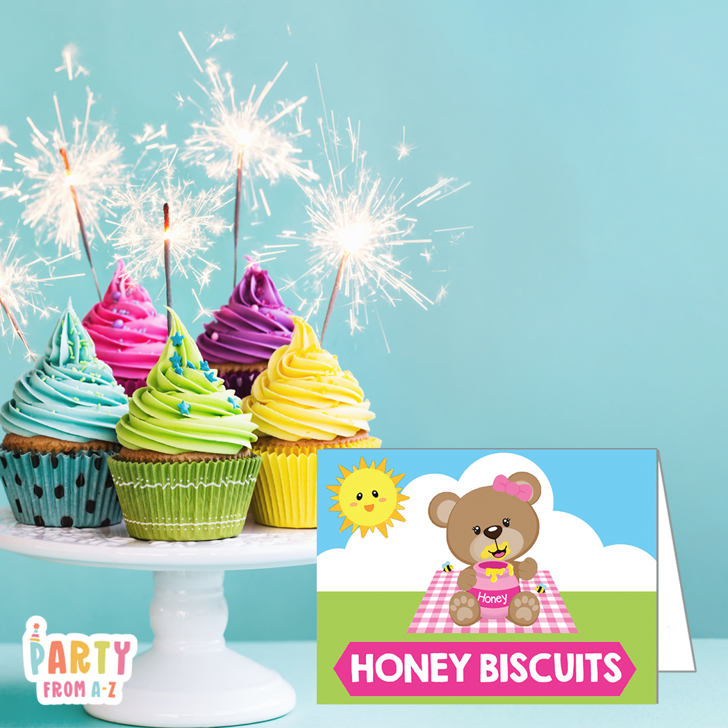 Personalised Kids Food/Name Place Cards Printed