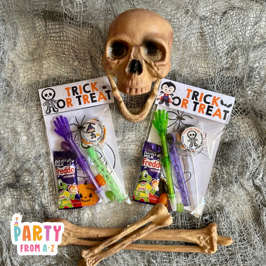 Halloween Treat Bag Toppers with Bags – Digital Ready to Print