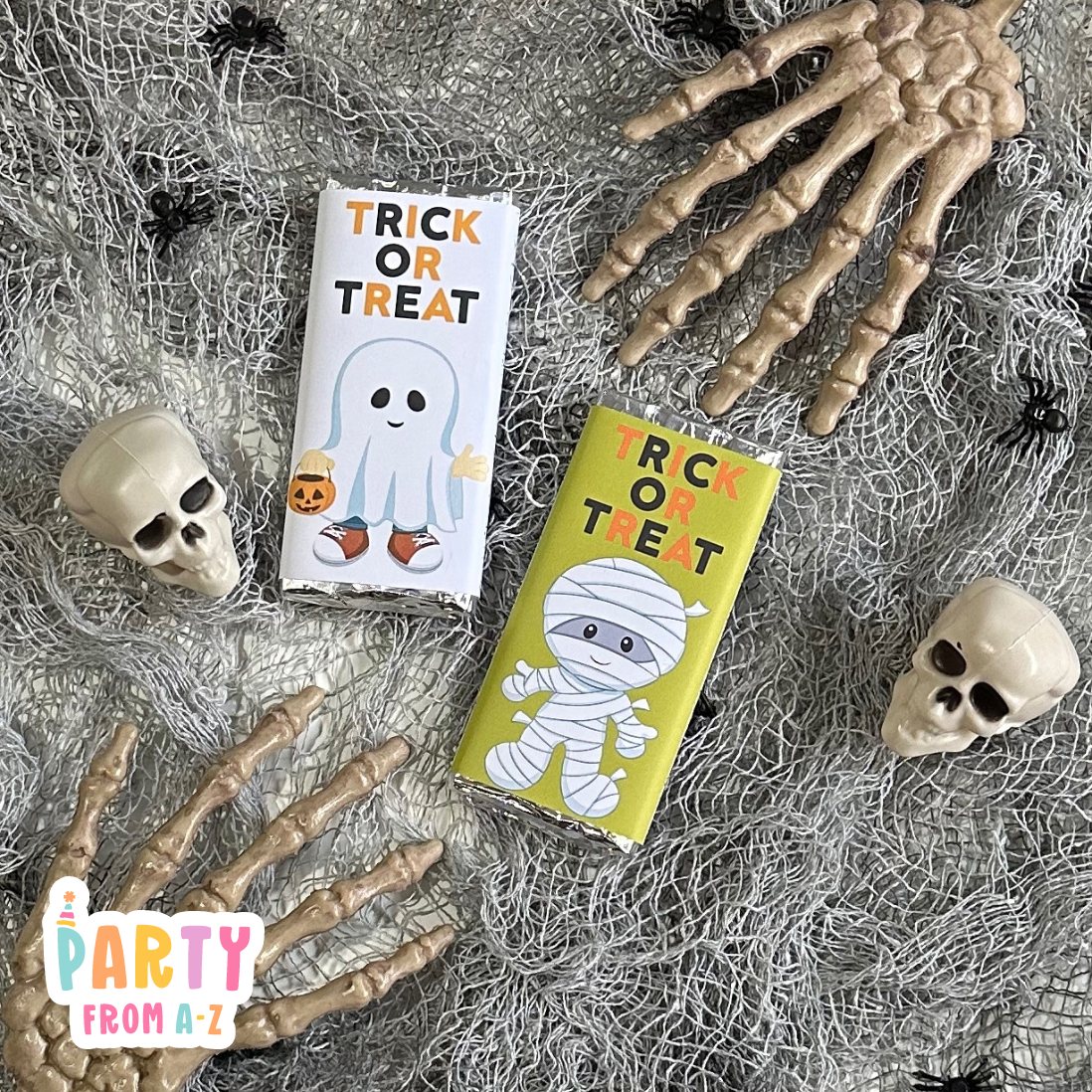 Halloween Chocolate Bar Wrappers | Aldi 40g Bars | Printed & Ready to use