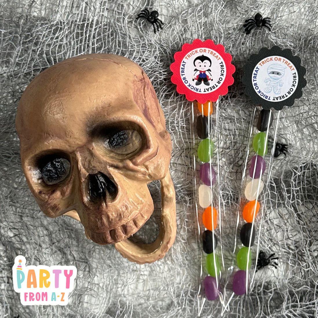 Halloween Lolly Tubes with Toppers |  Printed & Ready to Fill