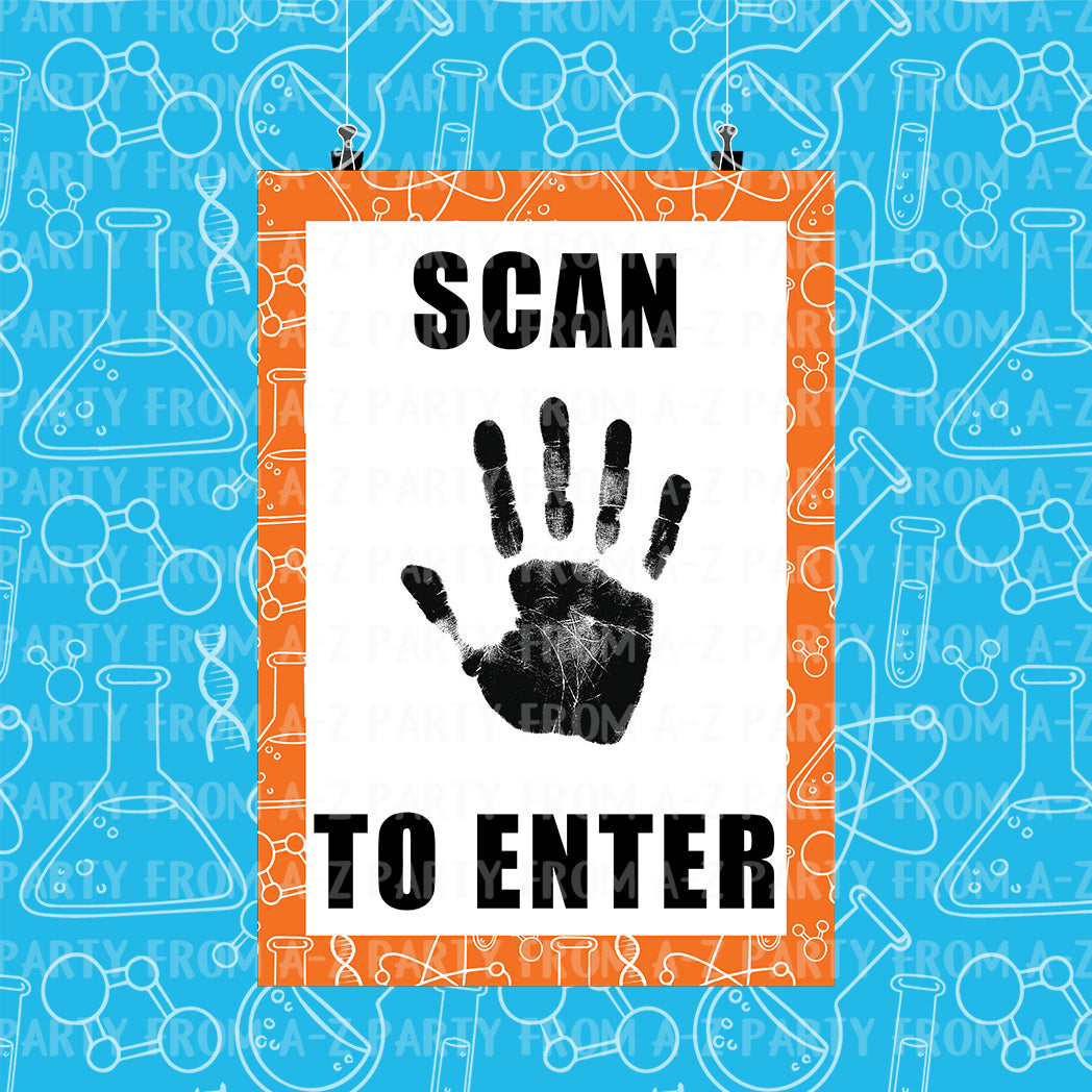 12 x A4 Science Themed Signs