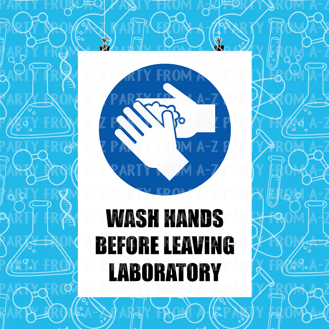 12 x A4 Science Themed Signs