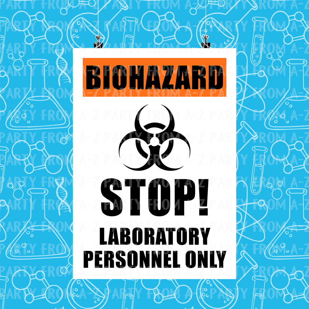 12 x A4 Science Themed Signs