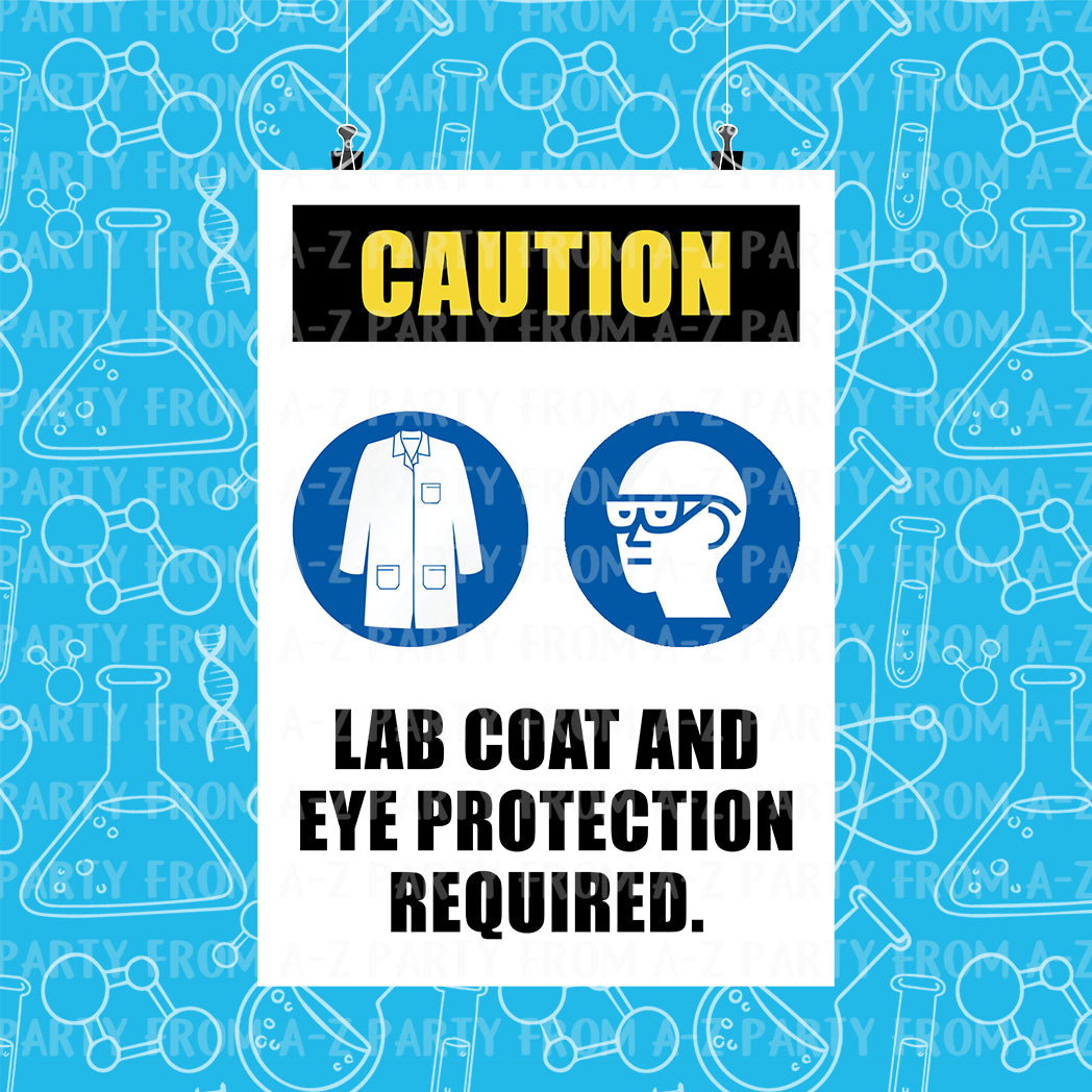 12 x A4 Science Themed Signs