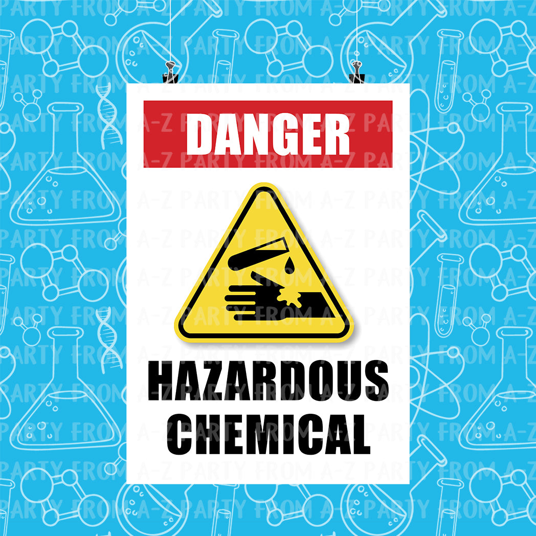 12 x A4 Science Themed Signs