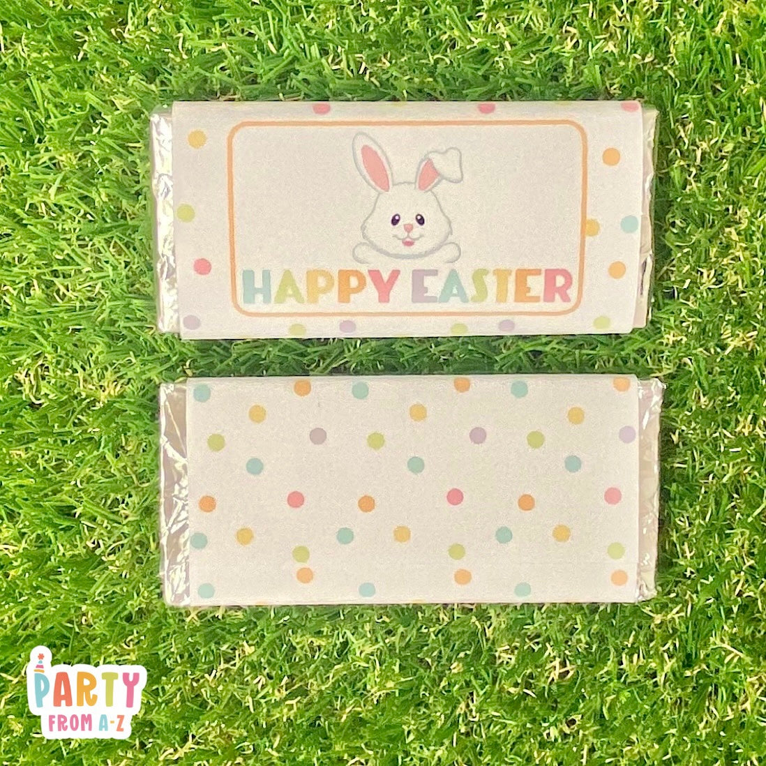 Personalised Printed Easter Aldi Chocolate Wrapper