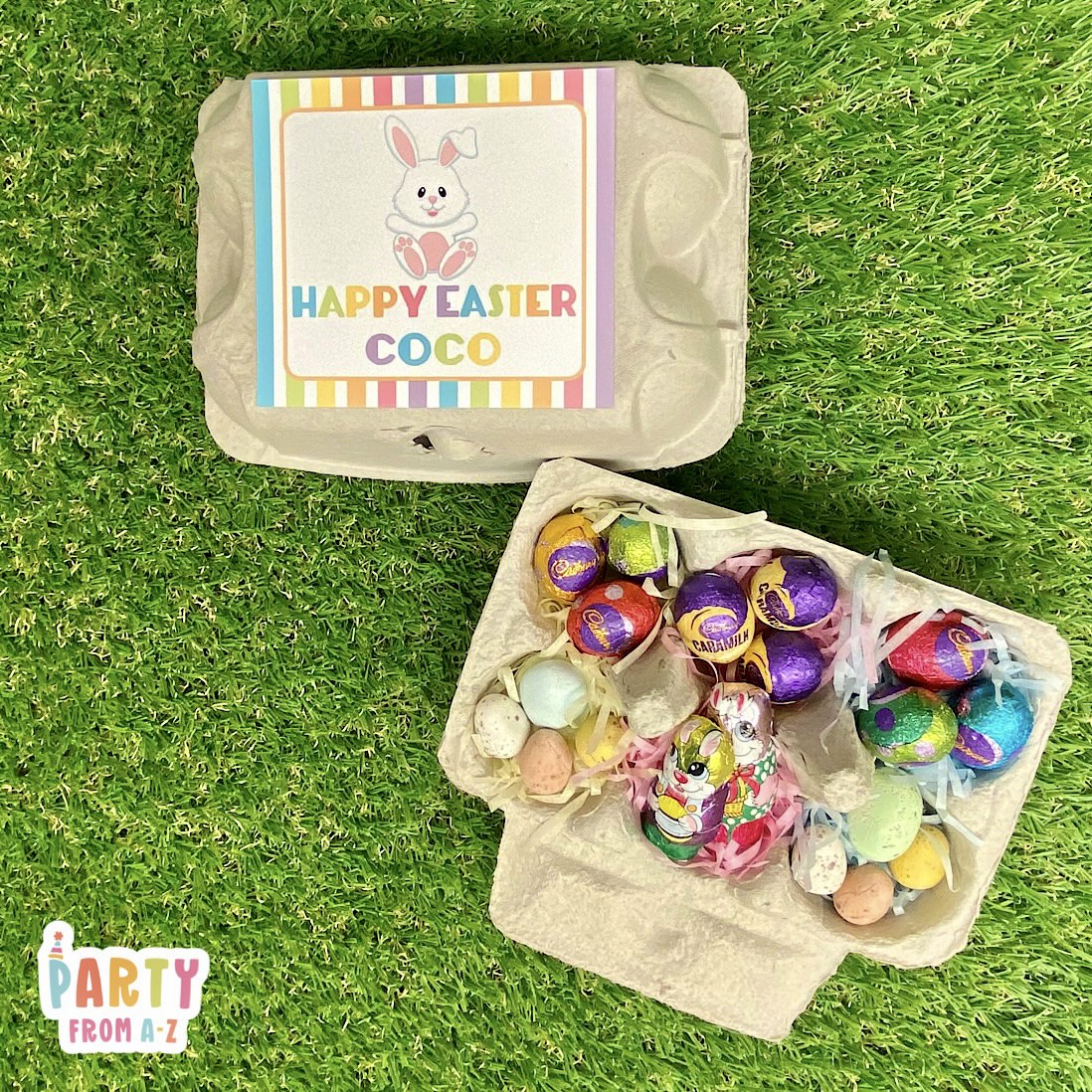 Personalised Easter Egg Cartons