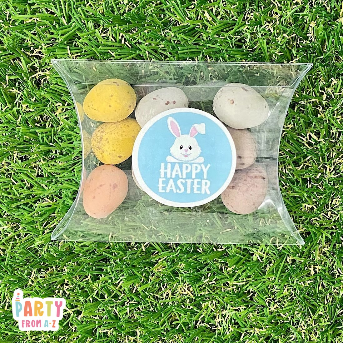 Easter Clear Boxes with Label