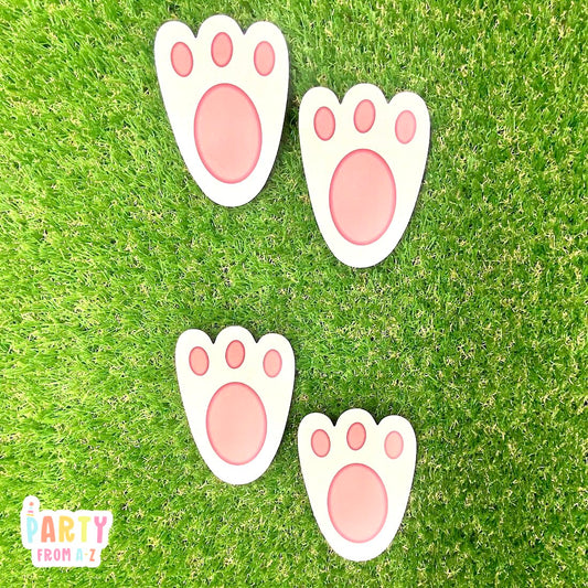 Easter Egg Hunt Bunny Footprints