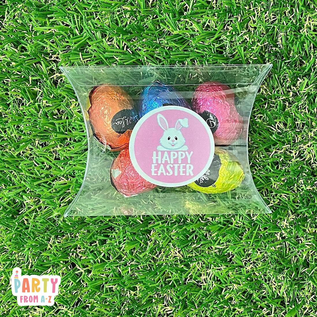 Easter Clear Boxes with Label