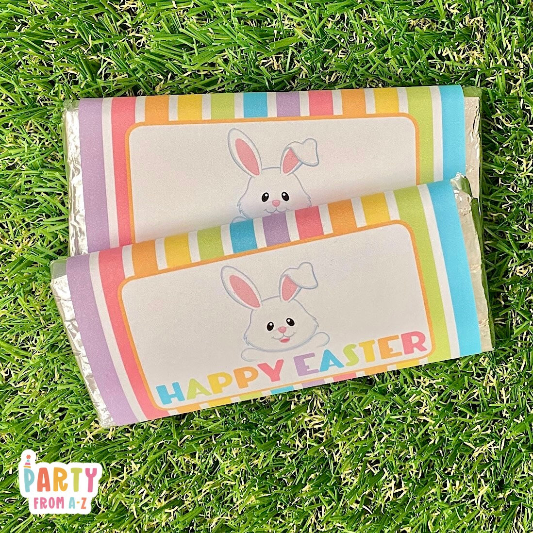 Personalised Printed Easter Aldi Chocolate Wrapper