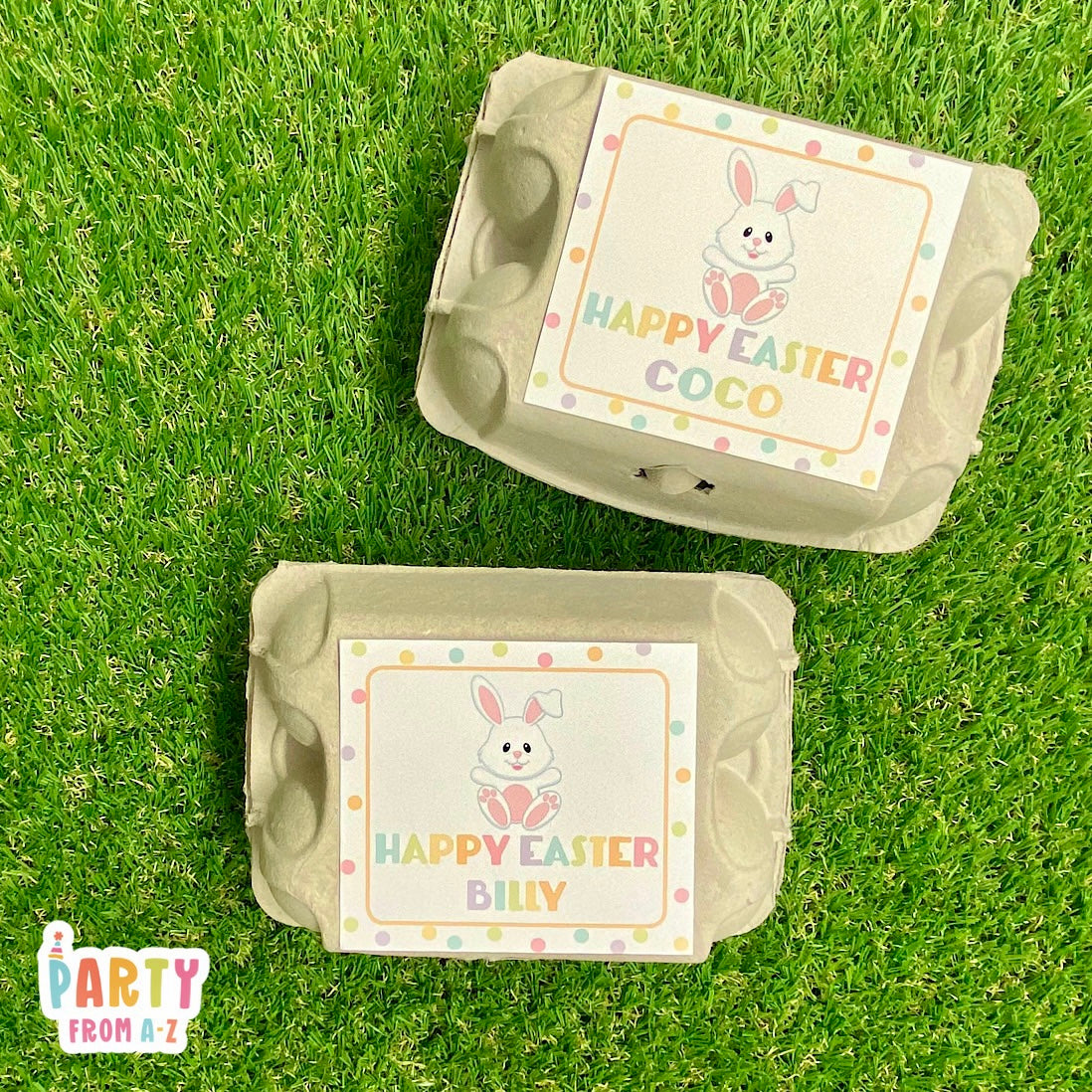 Personalised Easter Egg Cartons