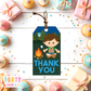 Camping Boy Thank You Tags – Printed & Ready to use