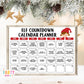 2024 Christmas BOY OR GIRL Elf Planning Calendar DIGITAL PDF