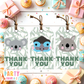 Australian Animals Thank You Tags | Digital Ready to Print