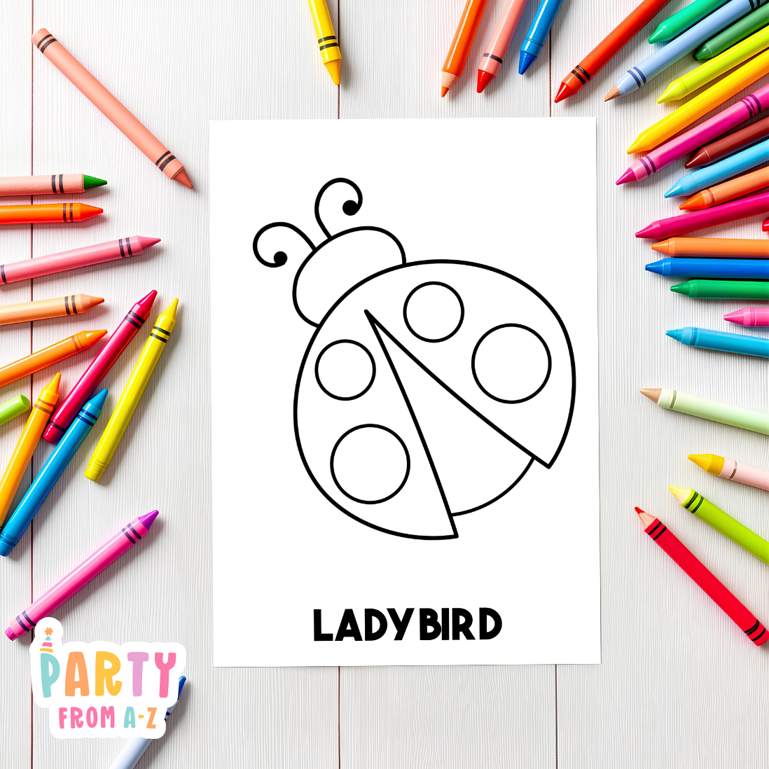 BUG-OUTDOOR-INSECT- Mini Colouring Pages | Printed (8 Colouring Cards)