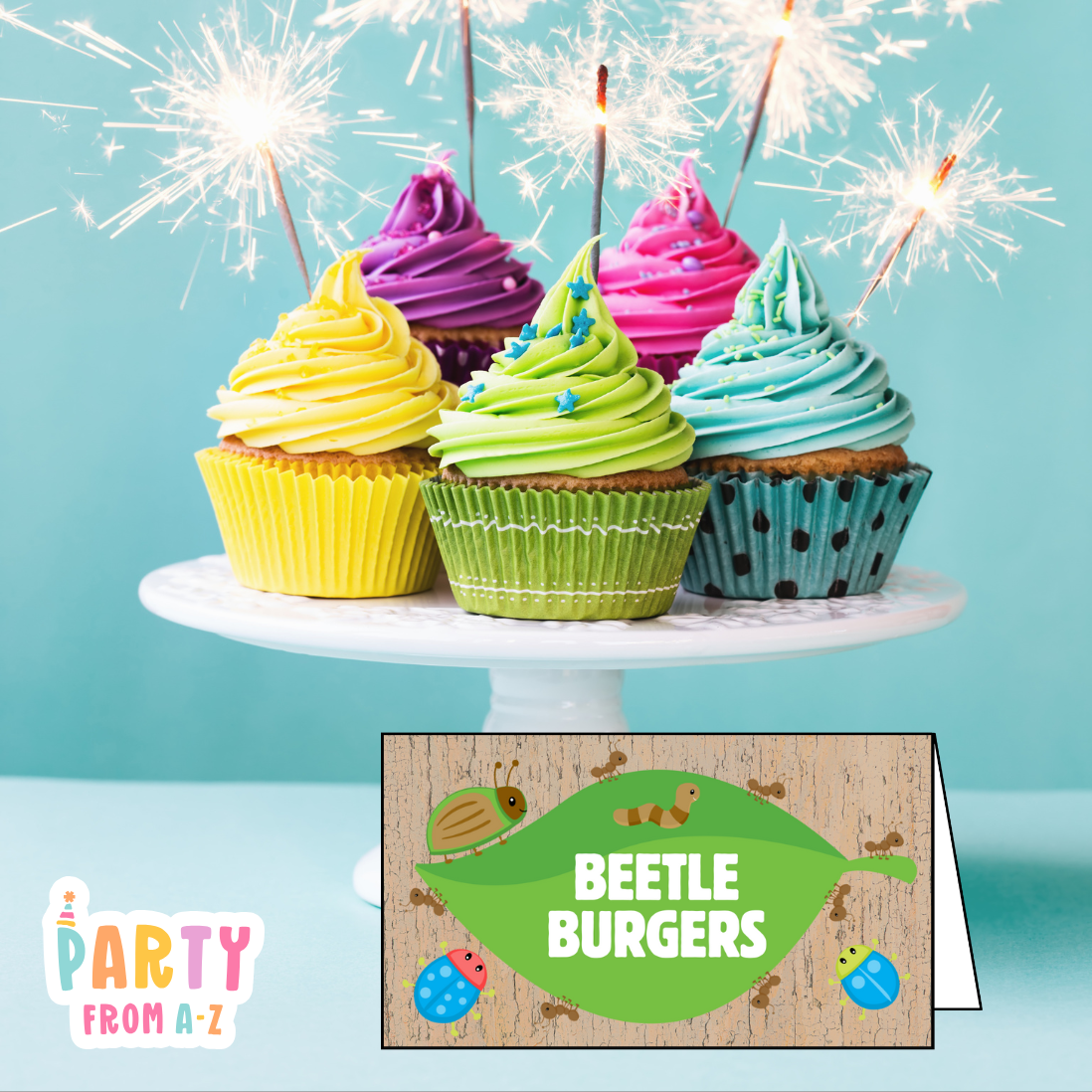 Personalised Kids Food/Name Place Cards Printed or Edit in Canva Boy Theme
