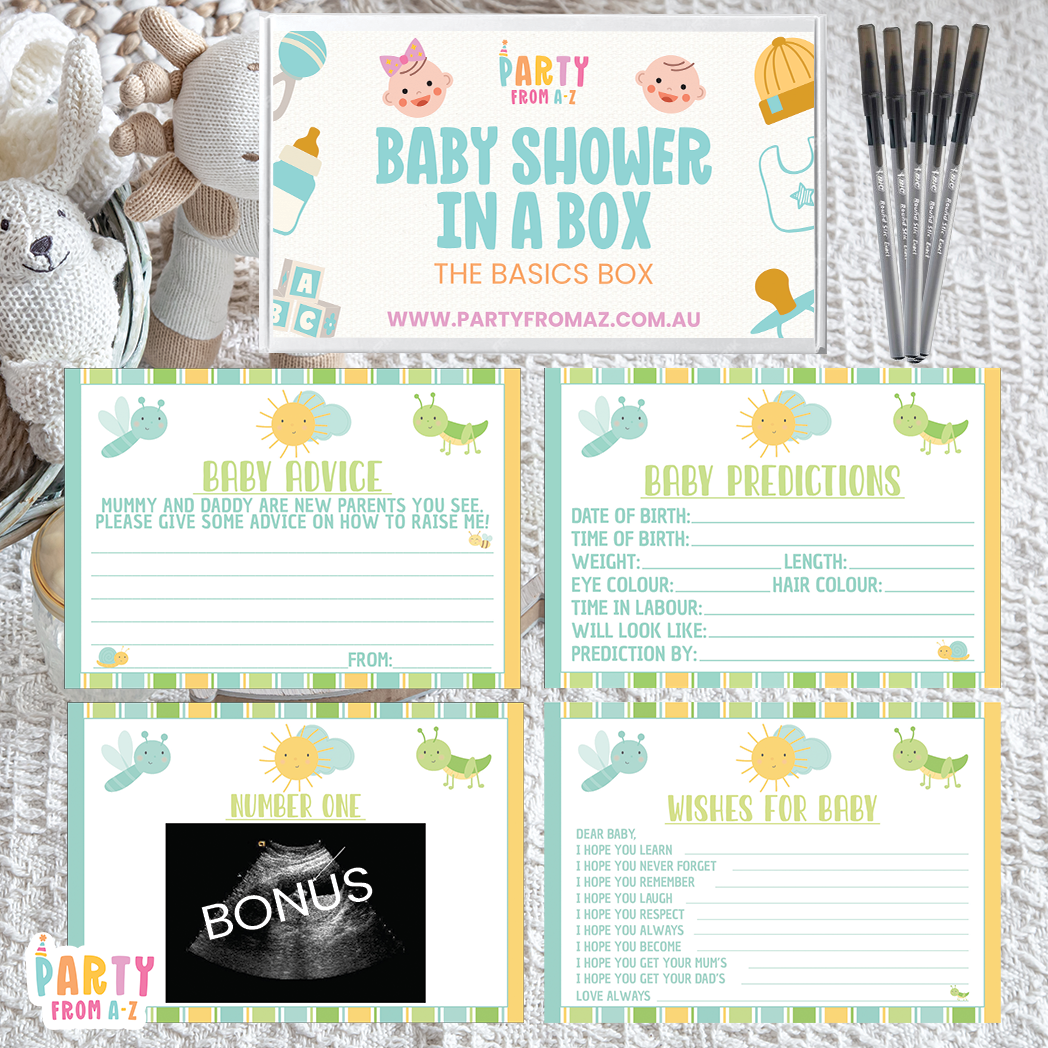 Advice box baby 2024 shower