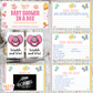 Baby Shower In A Box "The Essentials Box" GAMES, ADVICE & PREDICTION CARDS