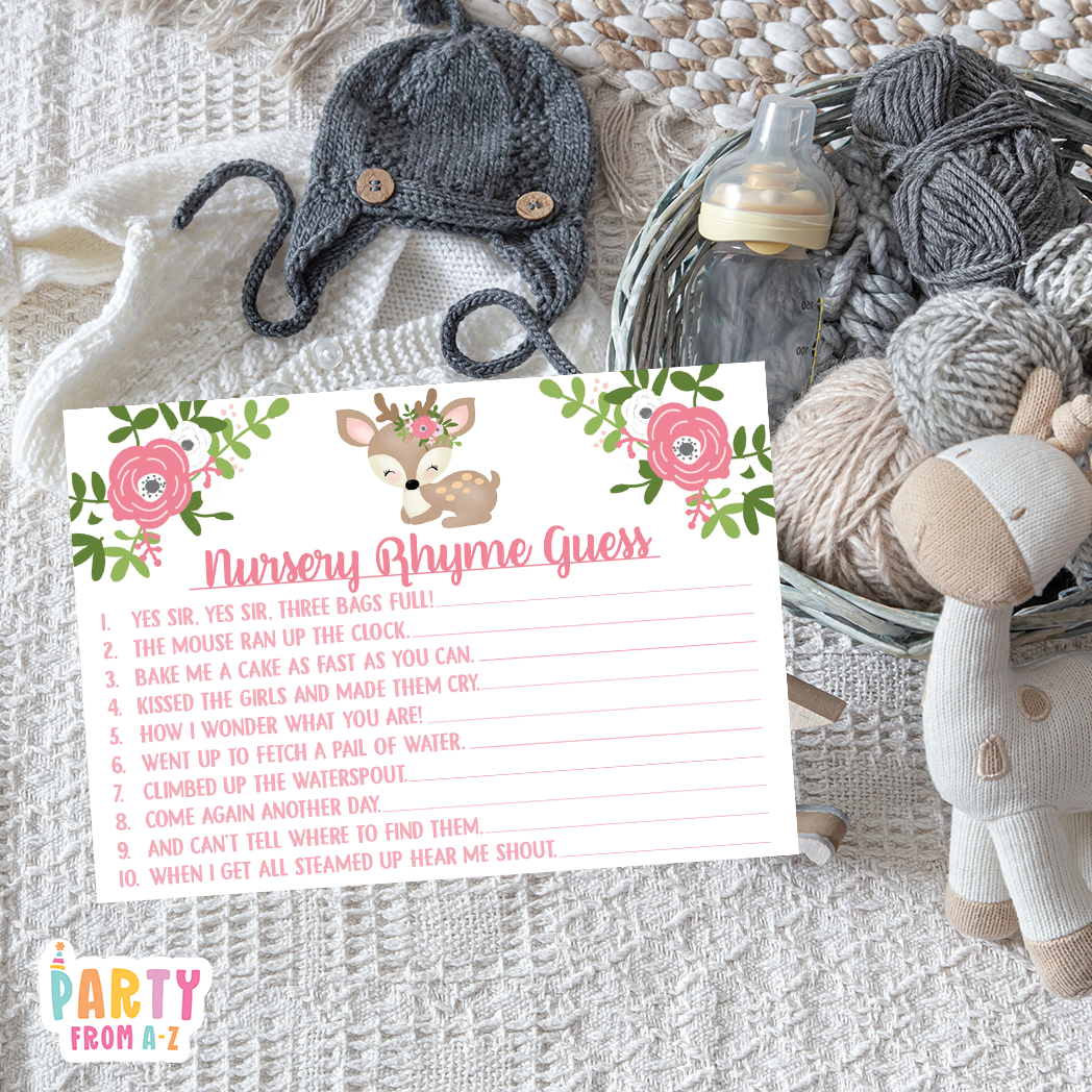 Baby Shower Nursery Rhyme Guess