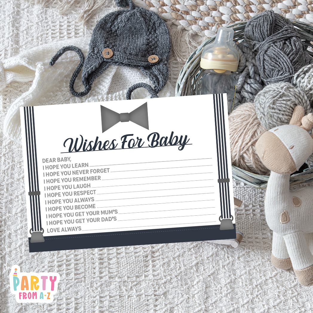 Baby Shower Baby Wishes Cards