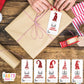 12 Pack Adhesive Gift Tags Labels Nordic Gnome