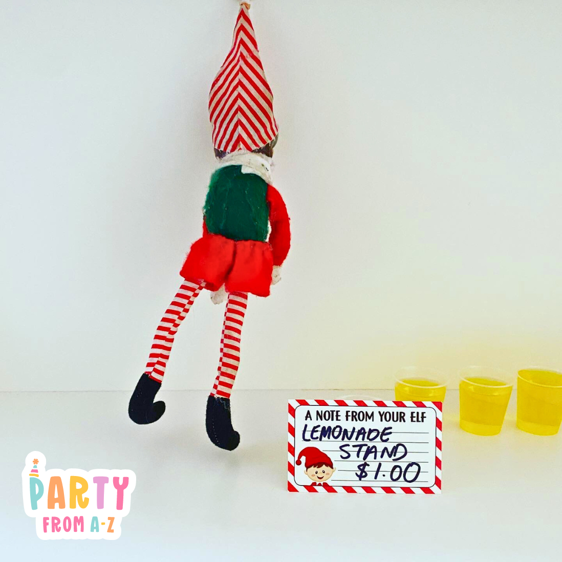 Christmas BOY Elf Blank Note Cards Elf Prop Elf Antics