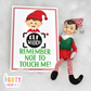 DIGITAL Christmas BOY Elf Surveillance Cards Elf Prop Elf Antics PDF