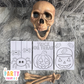 Halloween Mini Colouring Pages | Printed & Ready to use
