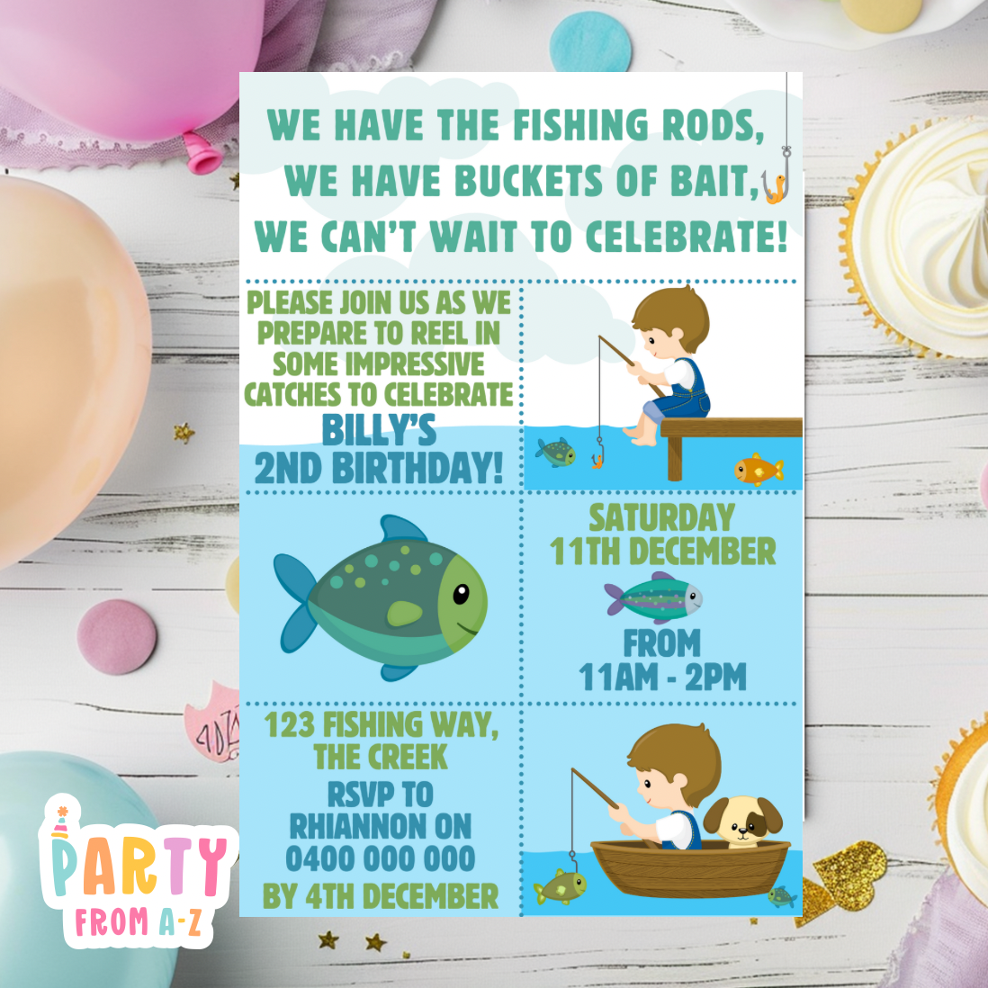 Kids Birthday Party Invites Boys