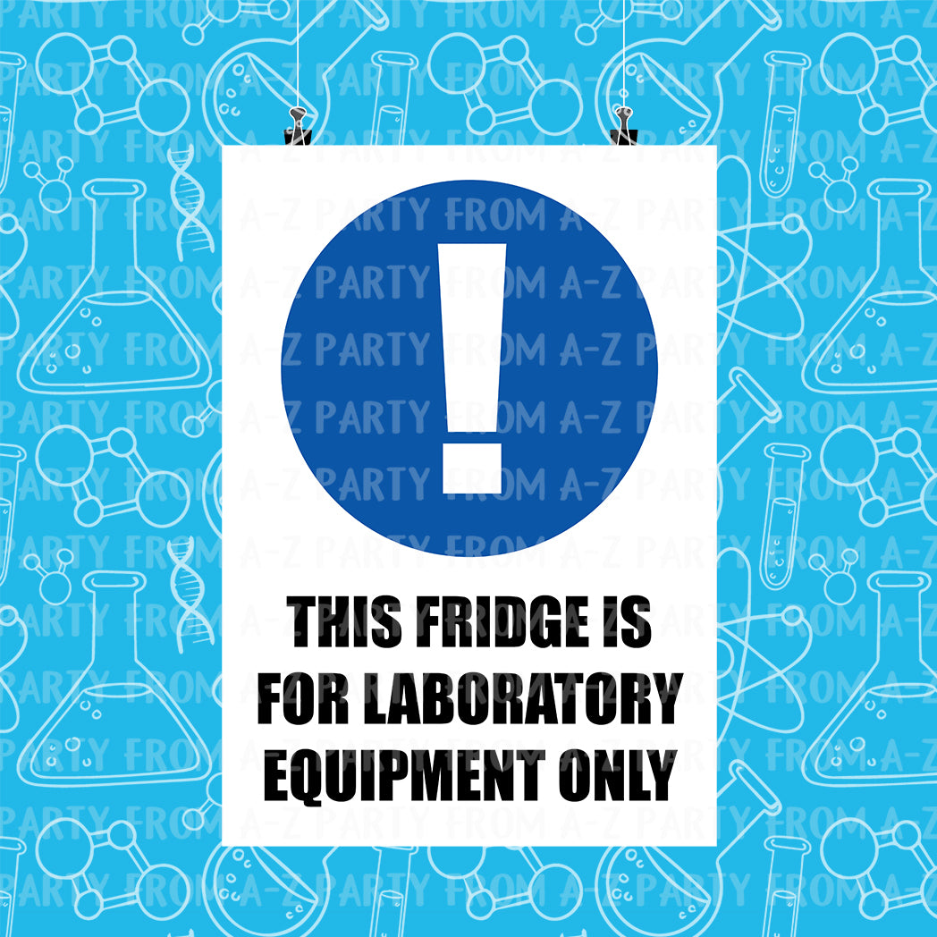 12 x A4 Science Themed Signs PDF