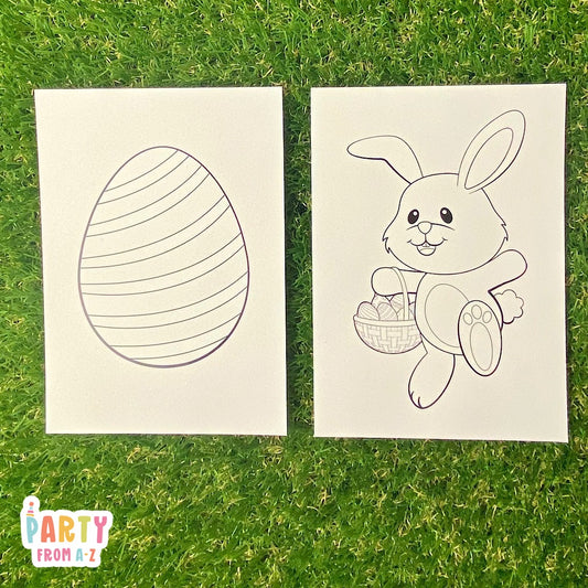 Easter Bunny/Rabbit Mini Colouring Pages