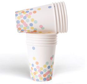 Various Paper Cups 250ml - 10per pack